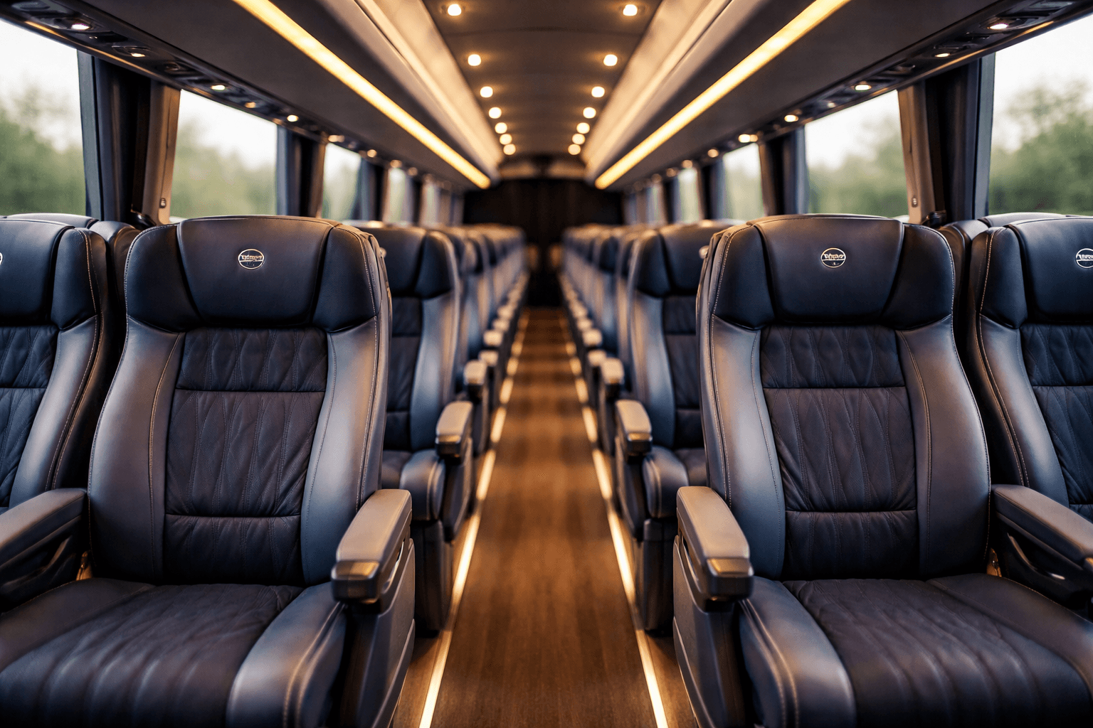 Interior autocar confortabil